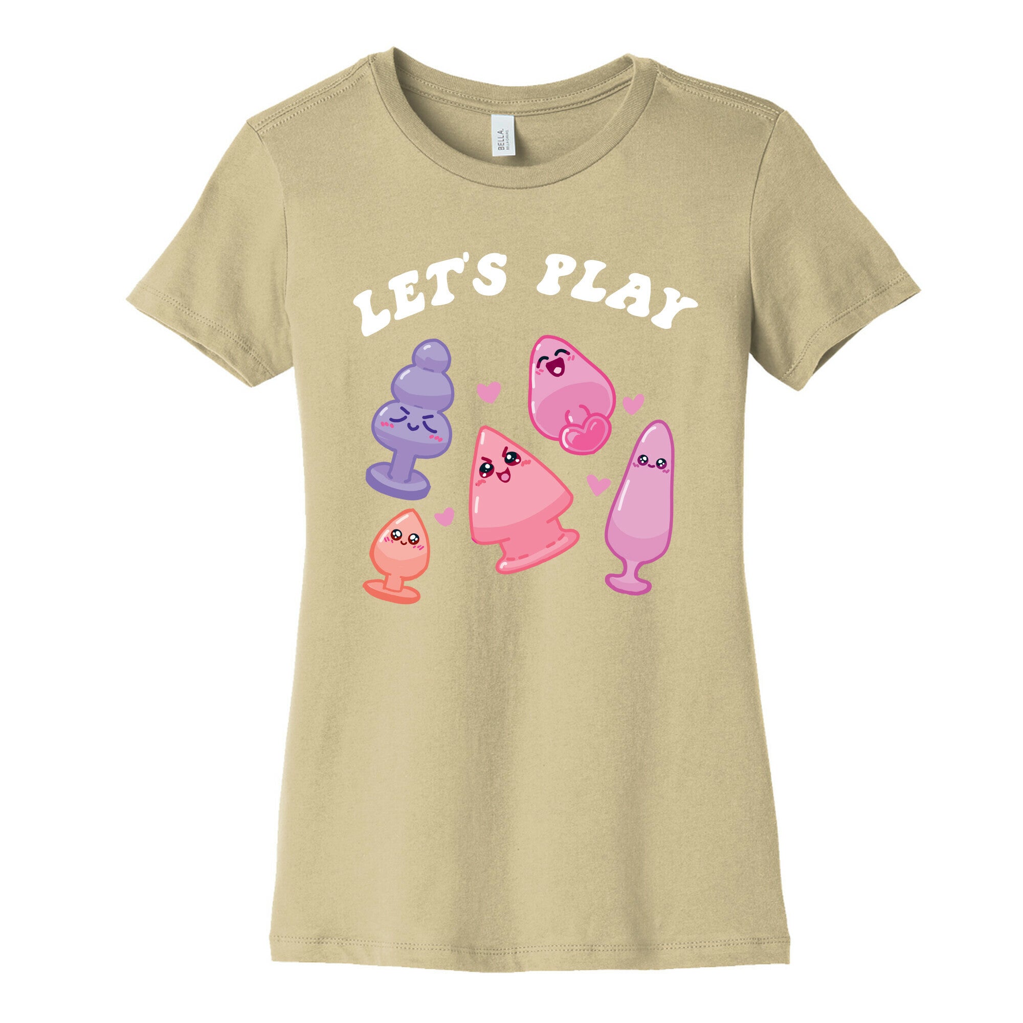 Let's Play (Kawaii Plugs) Women's Cotton Tee